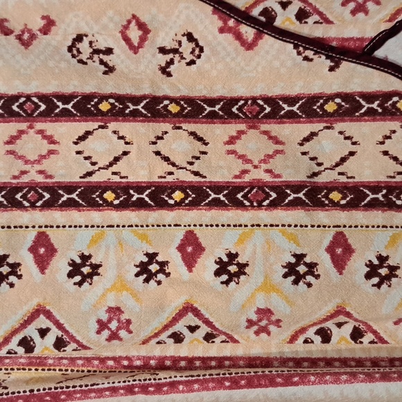 Free People Cleo Print Faux Wrap Cotton Skirt - Picture 7 of 10